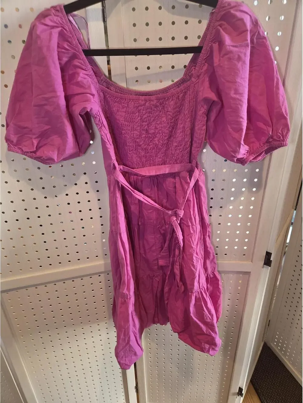 Sim & Sam Pink Puff Sleeve Dress XS - Picture 4 of 8